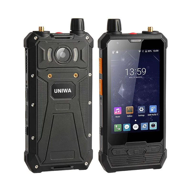 

4 Inch P1 4G LTE Mobile Phone Glove Touch IP67 Waterproof POC Walkie Talkie 5W UHF/DMR 3+32GB Cellphone NFC Smartphone