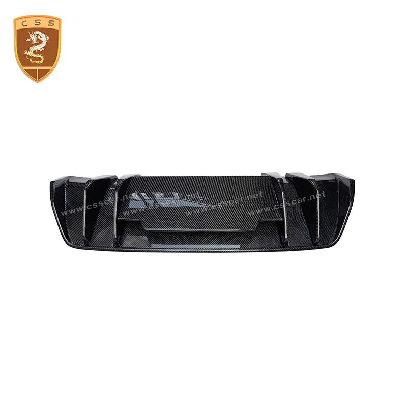 Fit For R8 Real Carbon Fiber Rear Lip DIffuser Bumper Car Modification Styling Body Kits | Автомобили и мотоциклы