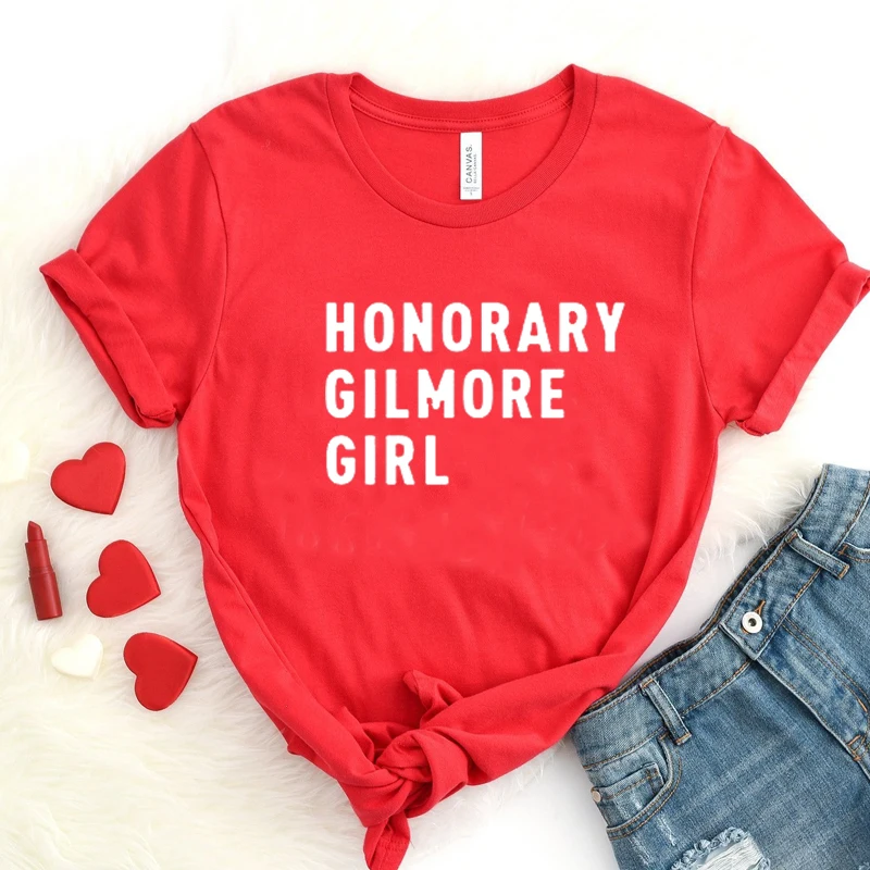Почетная девочка футболка с надписью Gilmore Mom Life Love Женская хлопковая Футболка Tumblr