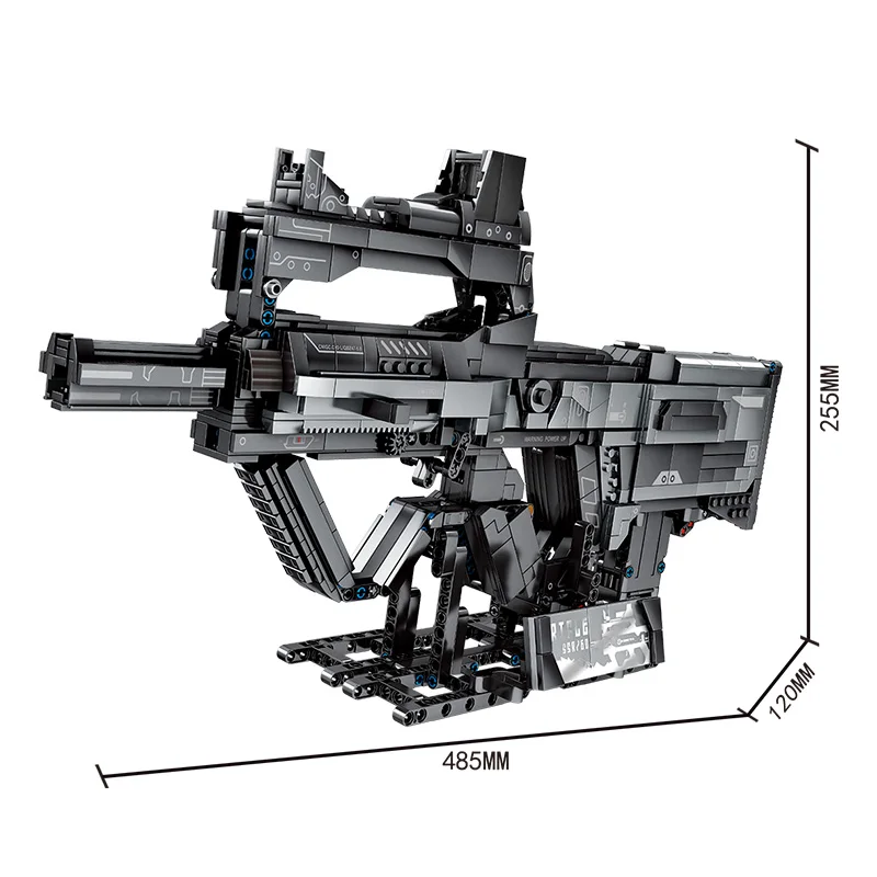 Сембо Swat Wars город полиция оружие Строительный Блок военный пистолет 95 штурмовые