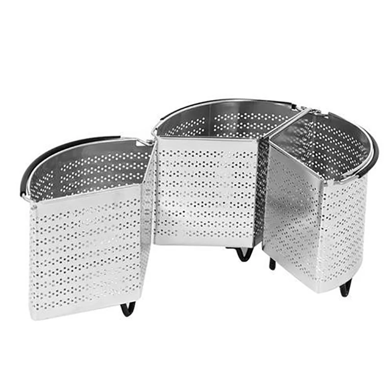 1 шт. складной Пароварка из нержавеющей стали корзина для овощей мытья фруктов