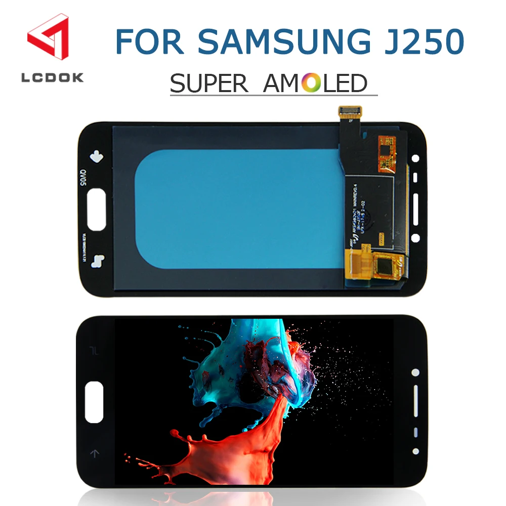Супер AMOLED lcd для samsung Galaxy J2 2018 Pro J250 J250F J250H дисплей кодирующий преобразователь
