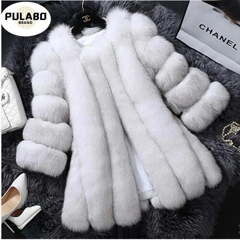 

Sampic Woman Casual Zipper Fluffy Overcoat Faux Fur Teddy Coat Jacket Long Sleeve Outwear Warm Female Coat Winter