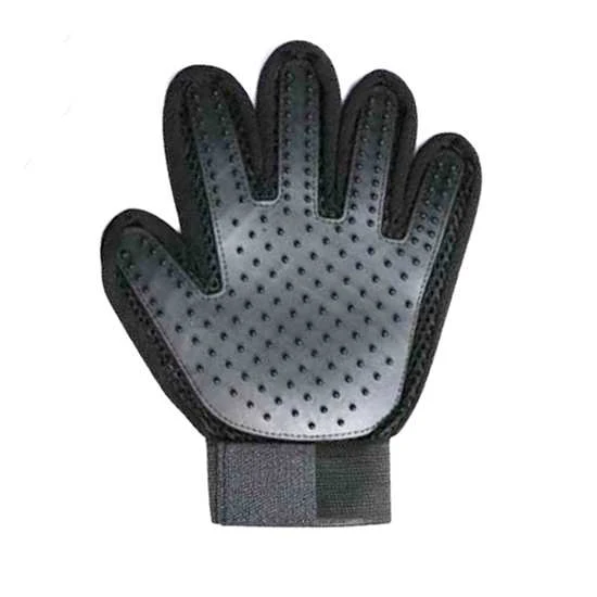 Black left hand Щетка для домашних собак, перчатки, шерстяные перчатки, перчатки "Кошка", перчатки для ухода за кошками, перчатки для домашних животных для кошек, аксессуары для собак для маленьких собак - Цвет: Black left hand