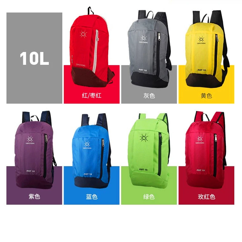 Samstrong 10L женский мужской спортивный рюкзак для мальчиков и девочек походный
