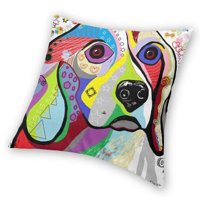 Чехол для подушки Beagle Dog с двусторонним рисунком животных чехол домашних подушка