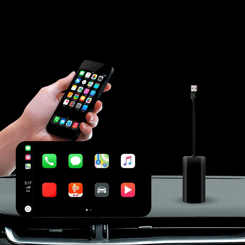 

Беспроводной USB-ключ CarPlay для Apple Smart Link, для IOS, Android, навигационный плеер, мини USB-карта Carplay