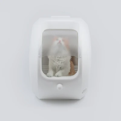 

M8 Semi-closed Cat Sand Pot Semi-automatic Toilet Excrement Large Fully-closed