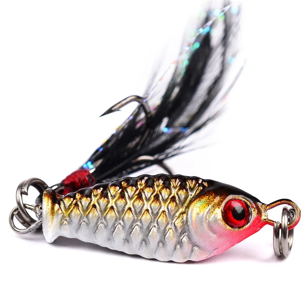 Рыболовные приманки 25 мм 5 2 г перо свинцовая рыба жесткая приманка мини-свинцовая