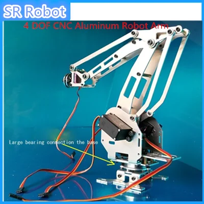 4 DOF CNC алюминиевая рамка для робота-манипулятора Asix модель робота с