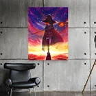 Модульные фотографии украшения дома Megumin стены искусства современного Аниме Холст печать живопись 1 панель для Плакаты для спальни без рамок