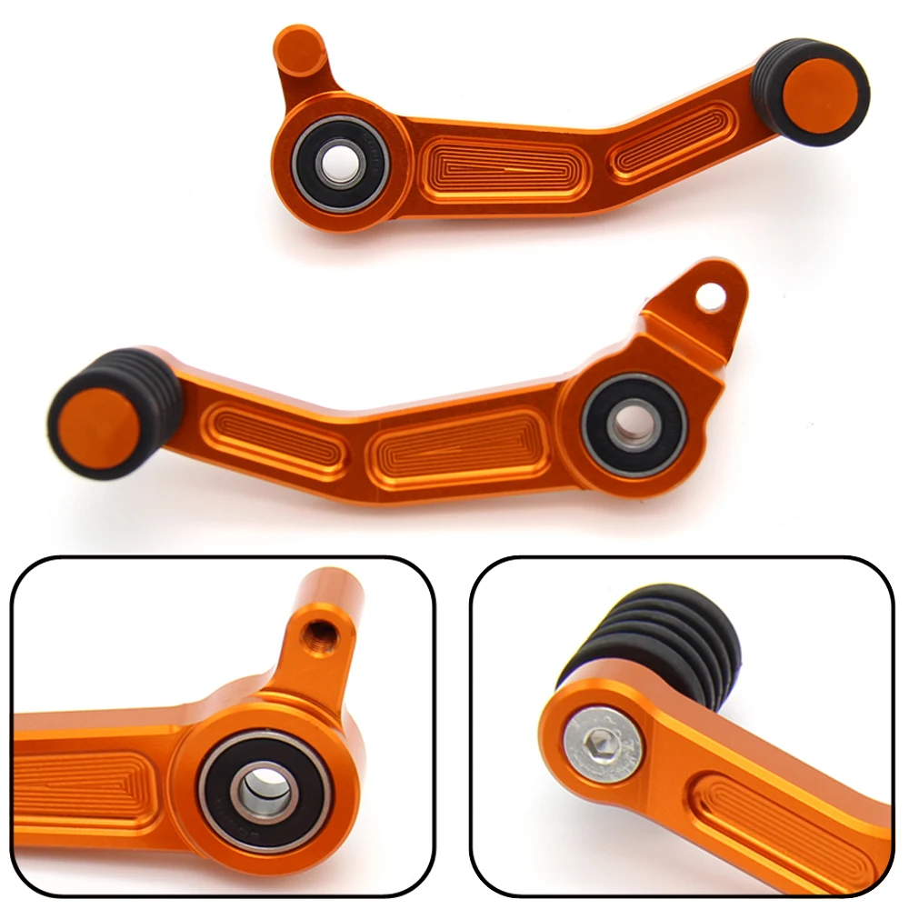 Для KTM 390 Duke 2013 2014 2015 2016 125 200 Оранжевый рычаг ножного тормоза мотоцикла и