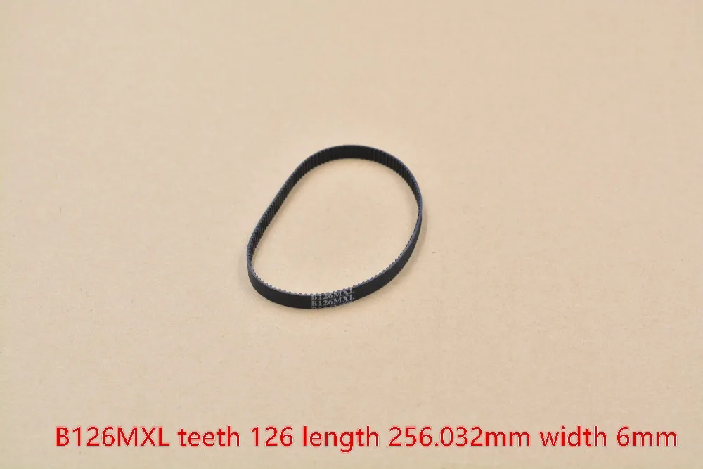 

from B126MXL to B136MXL Rubber 6mm width Closed-loop MXL Timing Belt Closed Loop