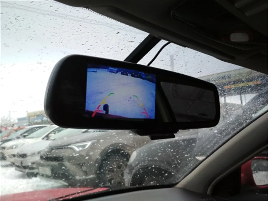 4 3 "Автоматическое затемнение TFT LCD Зеркало заднего вида монитор резервного