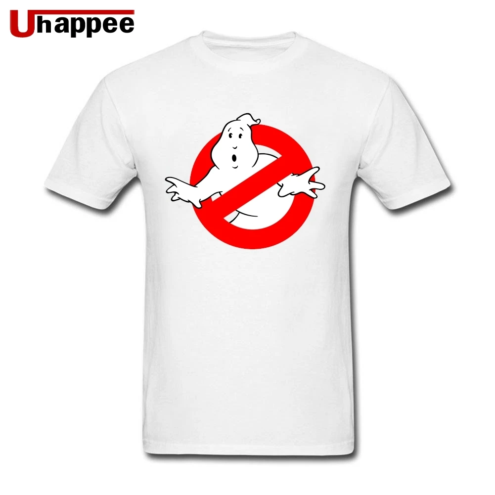 Футболка ghostbuster Guys фитнес мужские футболки с коротким рукавом модный бренд Merch - Цвет: Белый