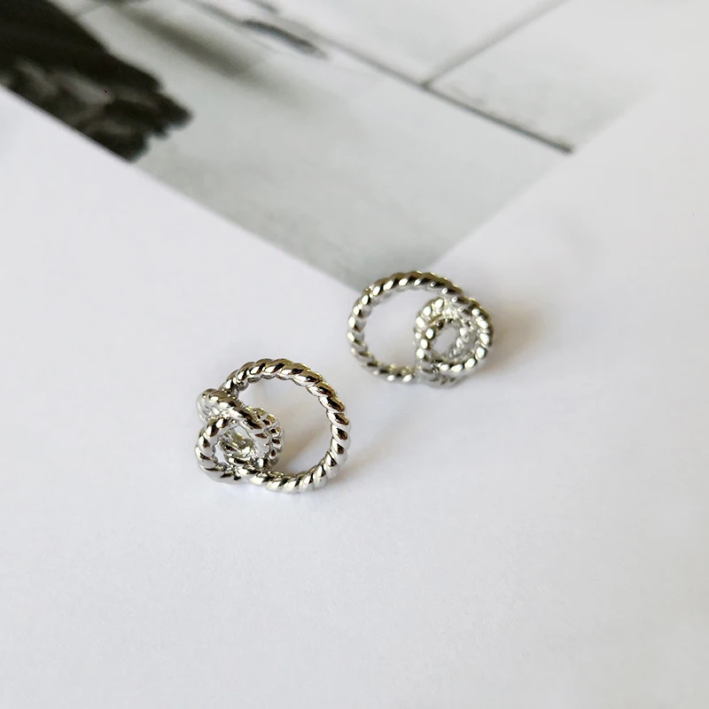 Peri'sBox Gold Twisted Hoop Earrings Elegant Rope with Double Small Hoops Triple Circle Minimalist for Women | Украшения и