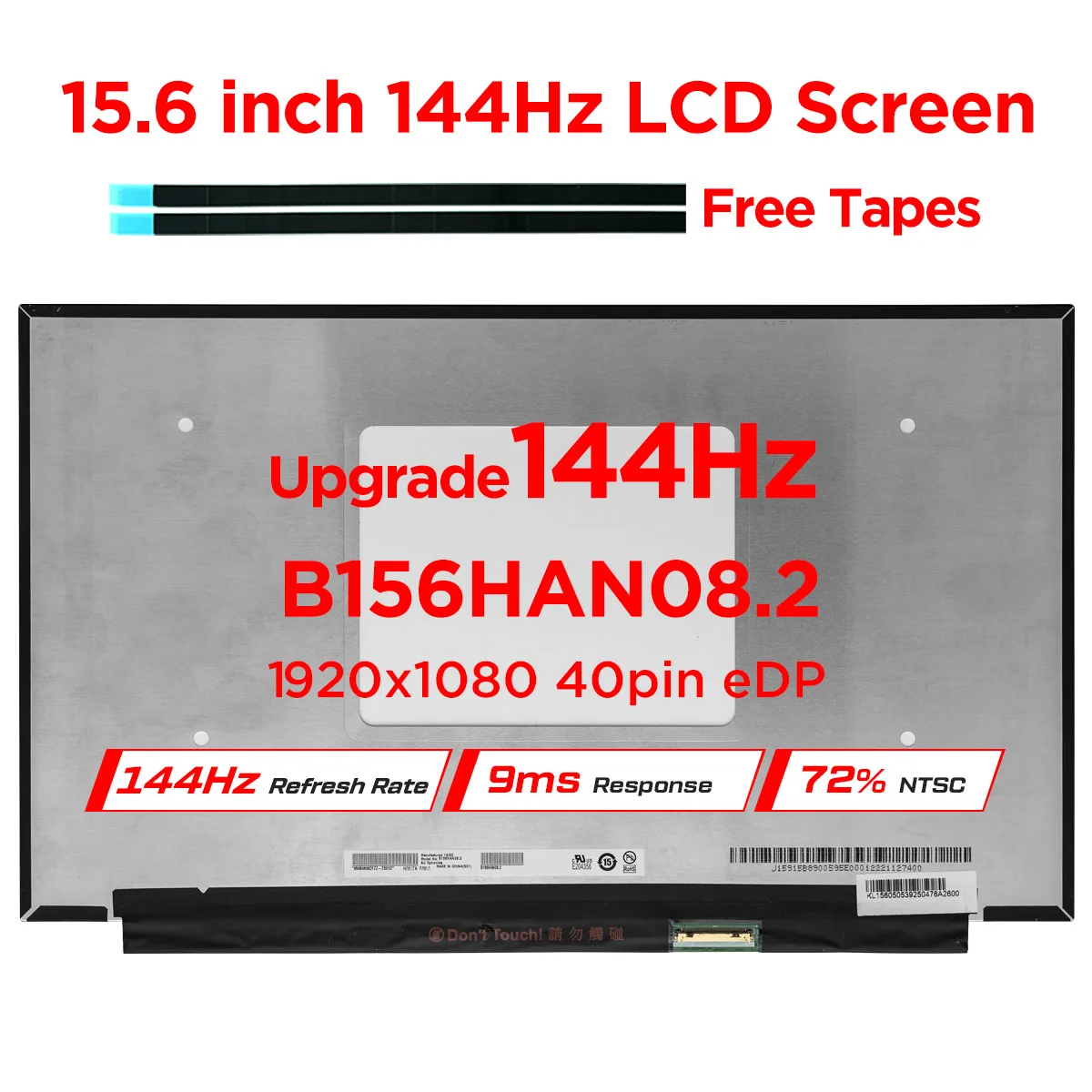 ЖК-экран для ноутбука 15 6 &quot144 Гц B156HAN08.2 B156HAN09.2 подходит планшетов Lenovo Legion 5-15ARH05 60pin