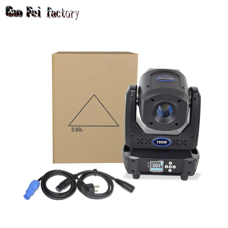 Движущийся сценический свет 100 Вт светодиодный Лира проекции Вращающаяся лампа