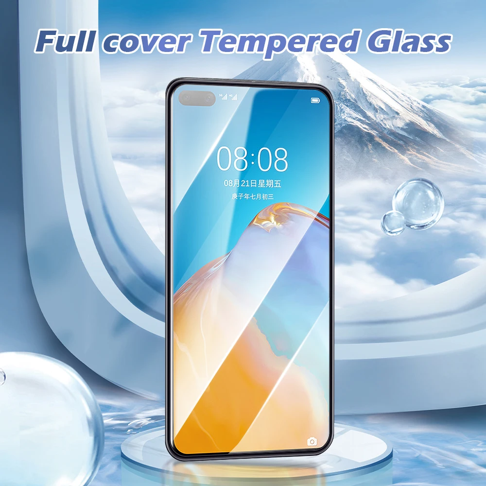 

Protective Glass For Huawei P20 P30 P40 P50 Pro Full Cover on Huawei Mate 20 30 Lite P Smart 2020 Temper Glass Screen Protector