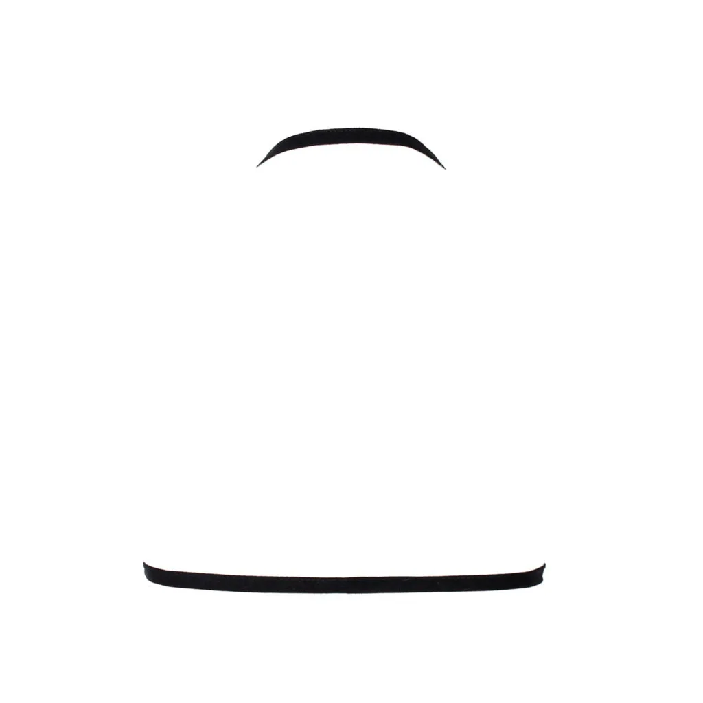 Сексуальный черный бикини женский купальник пуш-ап однотонный бандажный пляжная