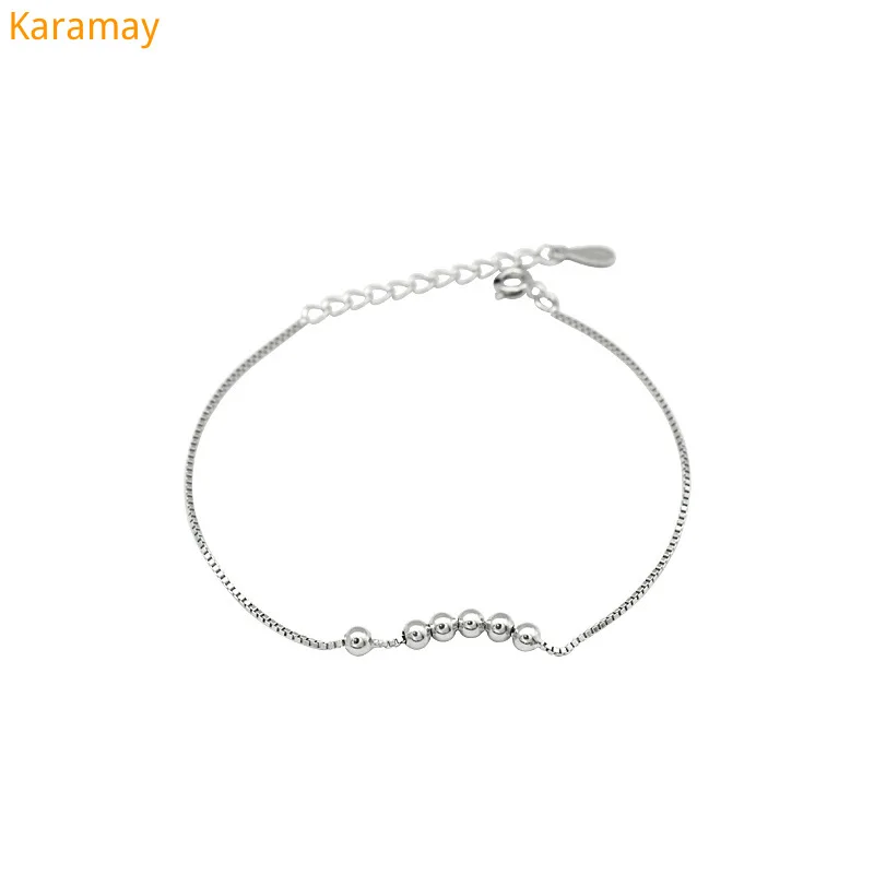 

925 pure silver jewelry Doudou Silver Bead Bracelet