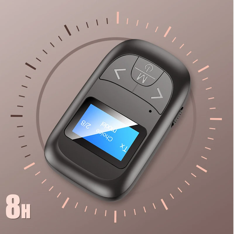 Беспроводной аудио передатчик со светодиодным экраном приемник Bluetooth для ПК ТВ