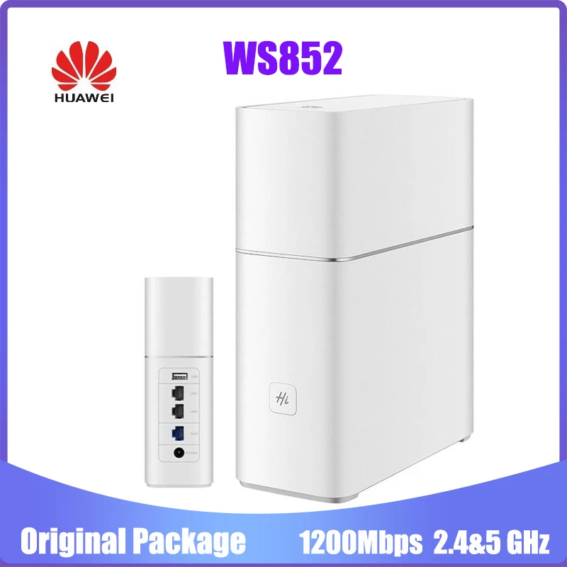 

HUAWEI Router A1 Portable WIFI Extender WS852 Dual Band 1200Mbps Router Wifi Repeater High Gain Antennas Home Smart Router
