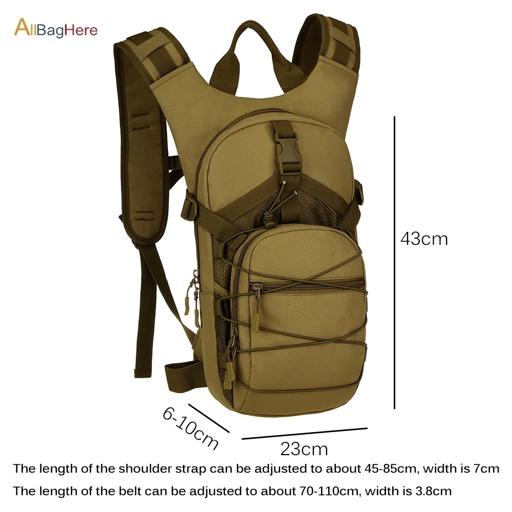 Спортивный военный тактический рюкзак 15 л для верховой езды скалолазания