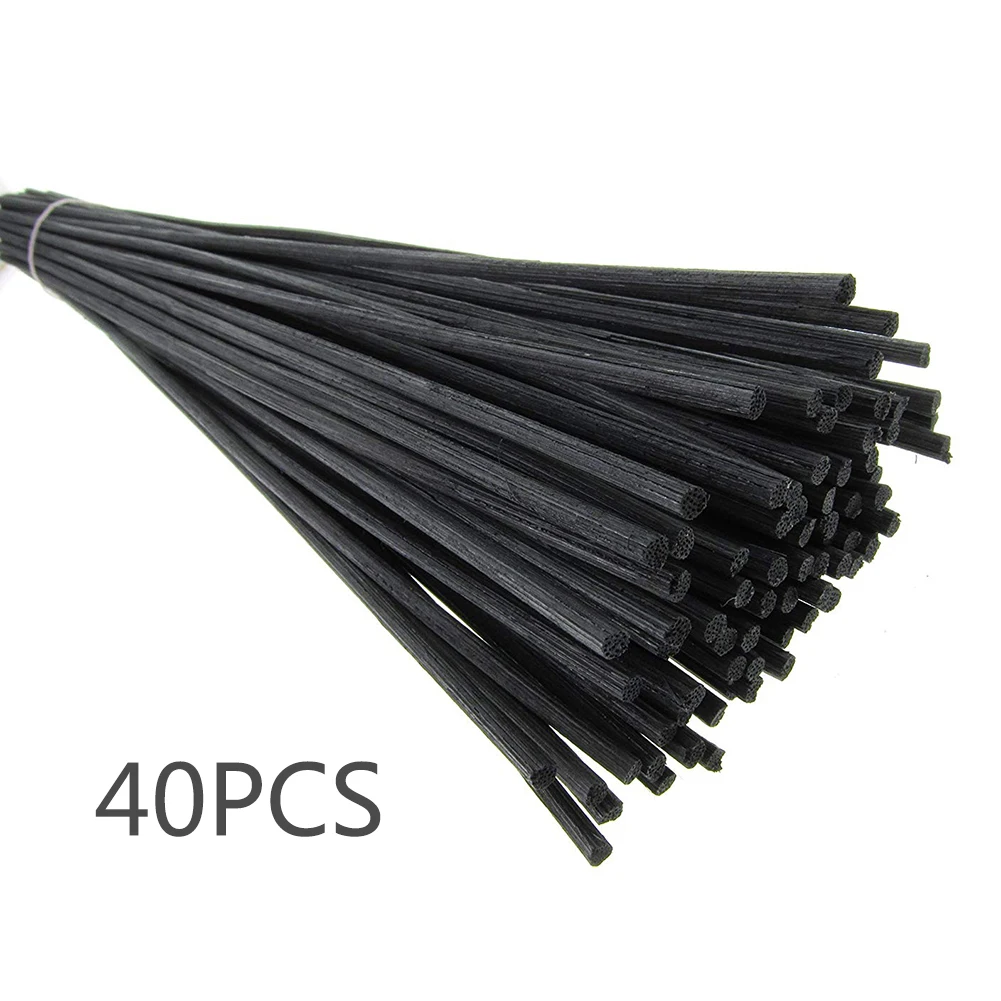 40pcs 30/40/50/100 ПК Ротанговые бердовые палочки пористый ароматизатор диффузор эфирного масла диффузор палочки из ротанга для дома, ванной комнаты аромат диффузор - Цвет: 40pcs