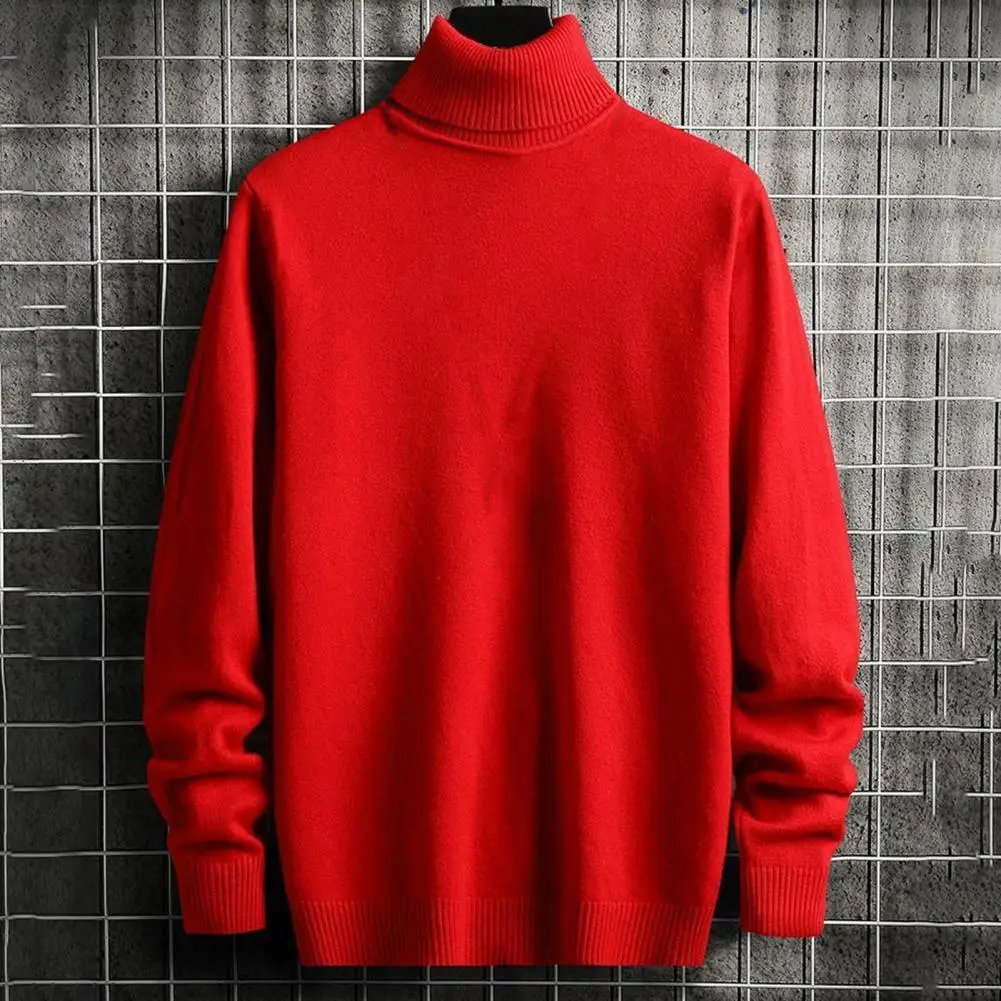 

Men Sweater Fabulous Wear-resistant Slim Elastic Winter Sweater for Dating Autumn Sweater Men Sweater