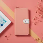 Кожаный чехол для Honor 9X Premium 20S 10i 8X View 20 Pro 10 Lite, милый чехол-книжка в горошек, чехол для Huawei P30 Lite Pro