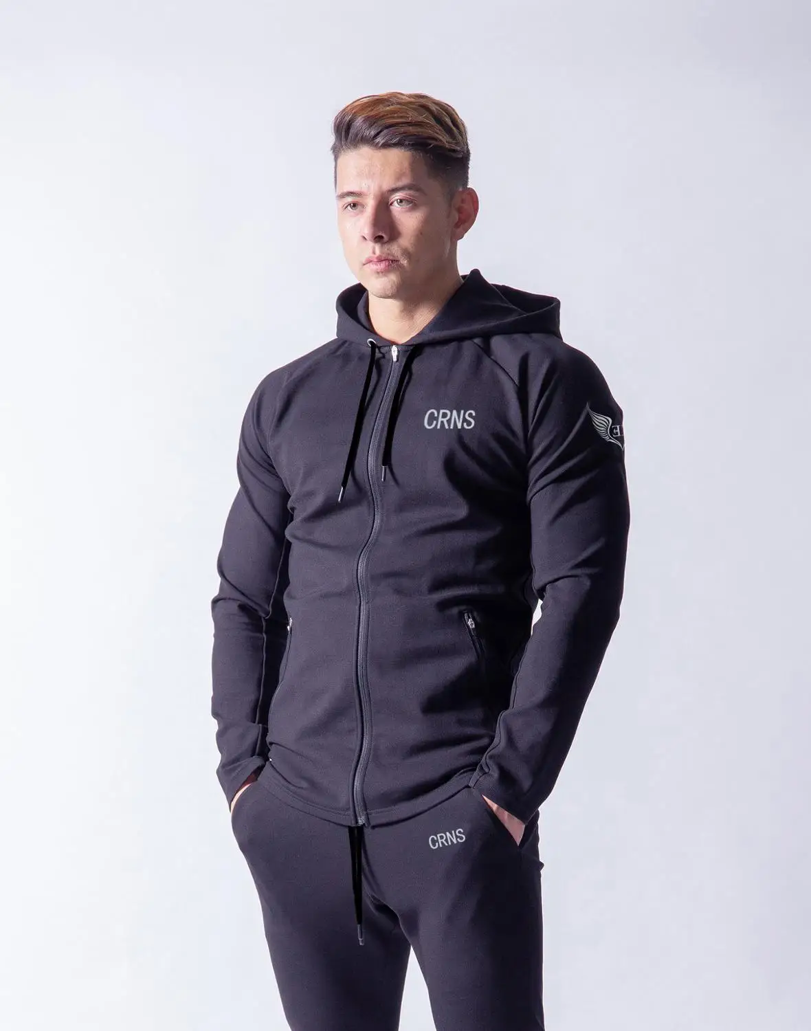 FRMARO, зимние спортивные костюмы, мужские толстовки, наборы, M-2XL, модные, сшитые, для мужчин, s, спортивная одежда для спортзала, для бега, мужской спортивный костюм