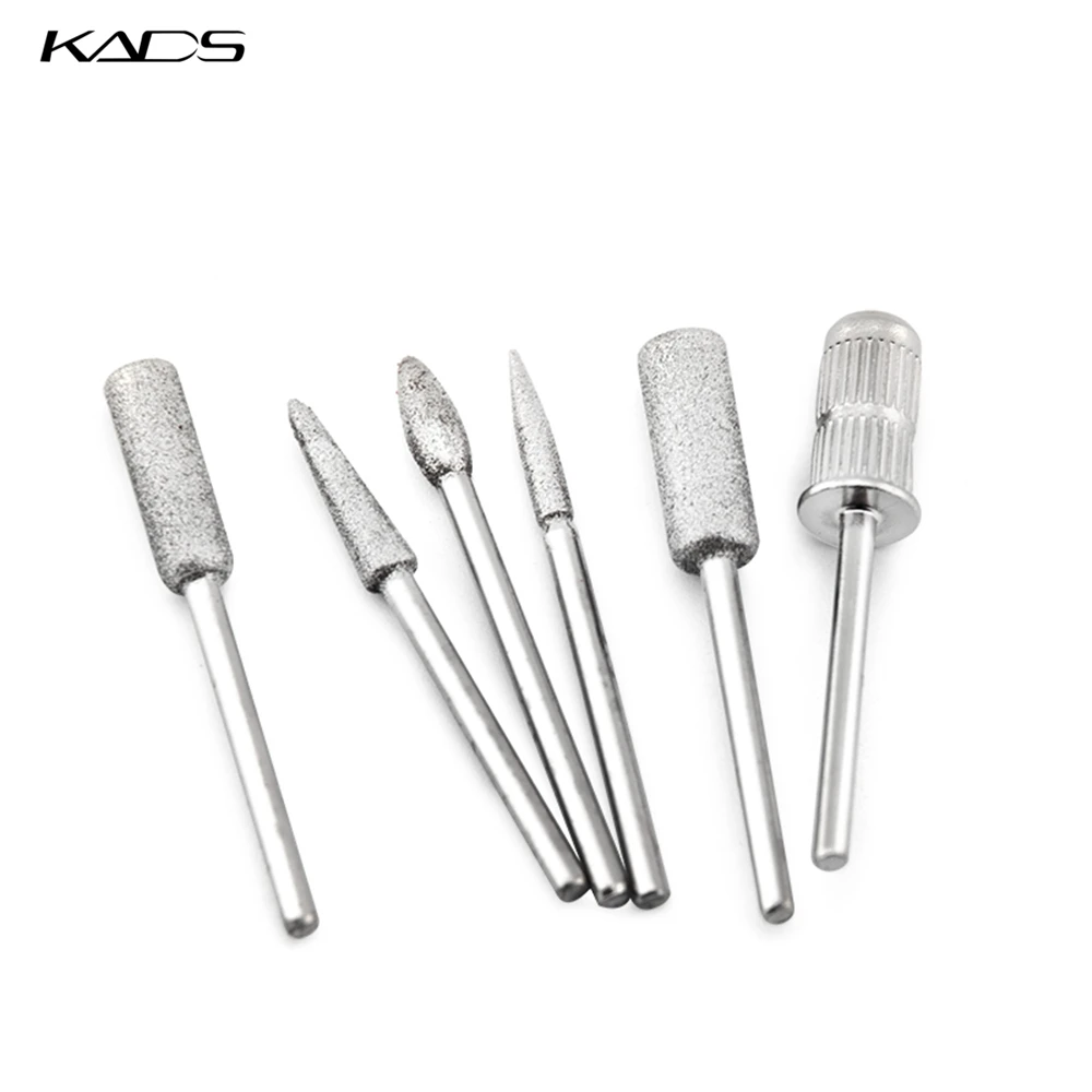 KADS Новое Прибытие Профессиональный 6 шт. Ногтей Дрель Кит Биты файл для