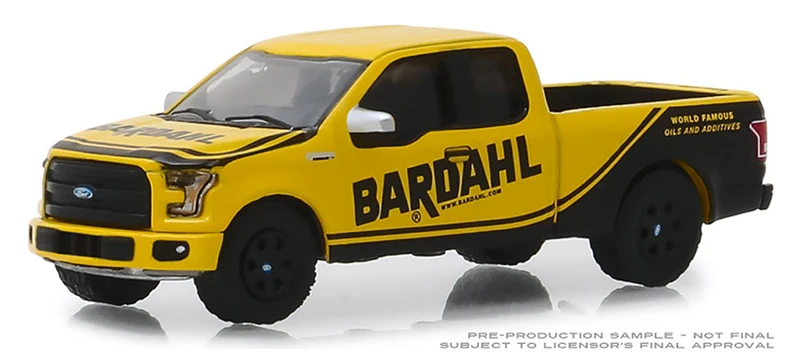 GreenLight 1:64 Bardahl 2017 Ford F 150 сплав игрушечный автомобиль игрушки для детей литья под