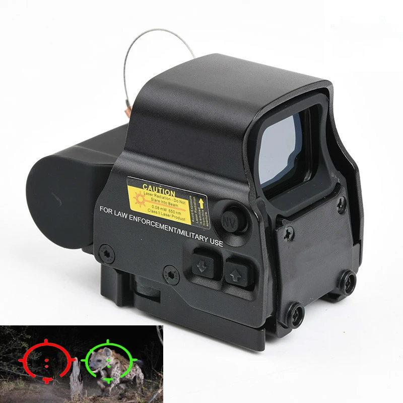 Tactical 558 Red Dot Sight Holographic Scope Hunting Reflex Sights for 20mm Weaver Rail Mount Airsoft Riflescope Holographic