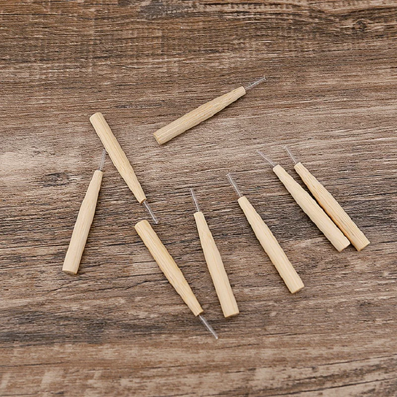 

Bamboo interdental brush interdental brush Bamboo orthodontic interdental brush Clean interdental bamboo interdental brush