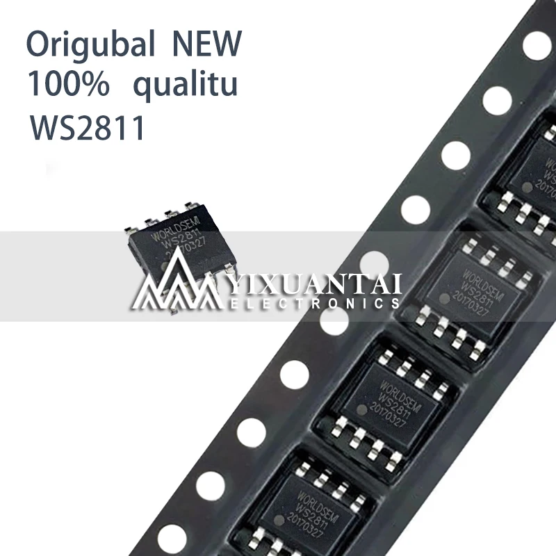 10 шт./лот 50 100 WS2811S SOP 8 WS2811 2811 LED Драйвер chip NES в наличии|Полупроводники| |