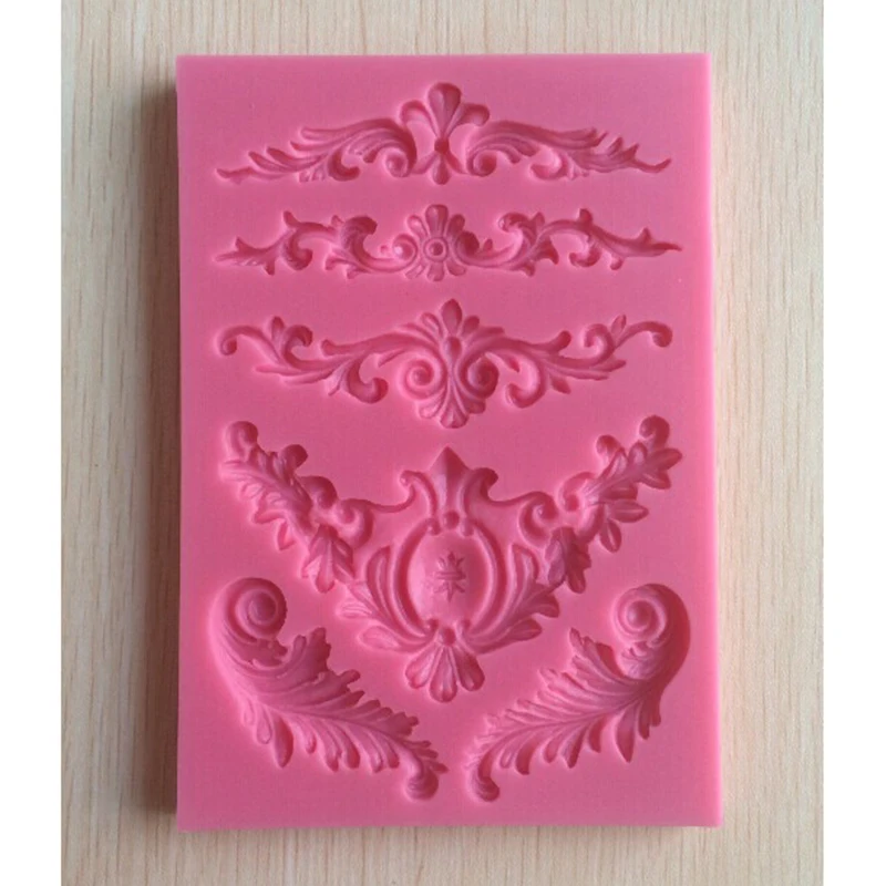 

High Quality Sculpted Vintage Flower Lace Silicone Fondant Cake Decor Sugar Icing Mold Useful Bakeware Cake Tools Kitchen Tools