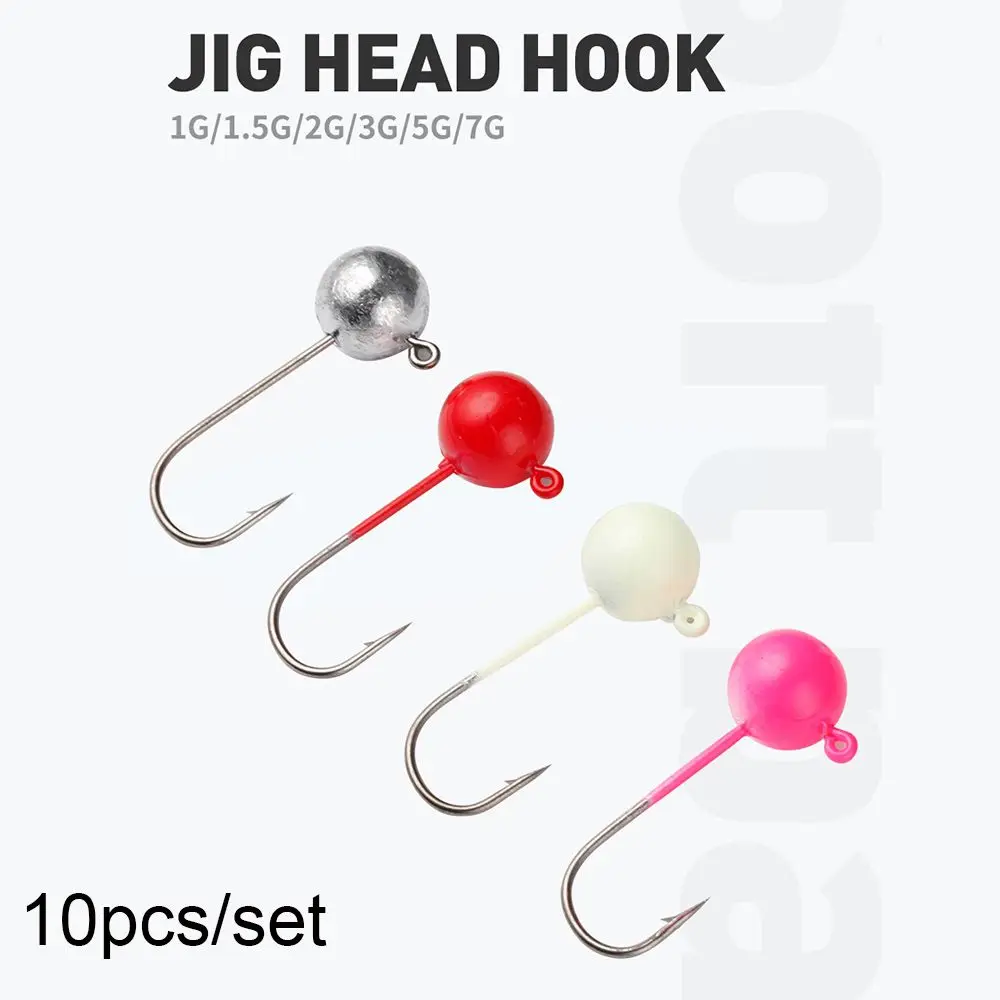 1 г 1.5g 2 3 5g 7 крючок со свинцовой головкой из углеродистой стали с перфорированной -