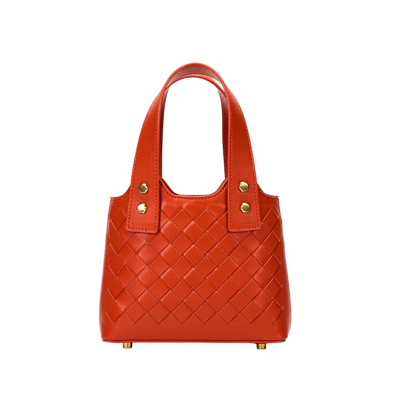

Bag 2021 new European and American retro ins woven bag ladies portable women's handbag shoulder diagonal bag