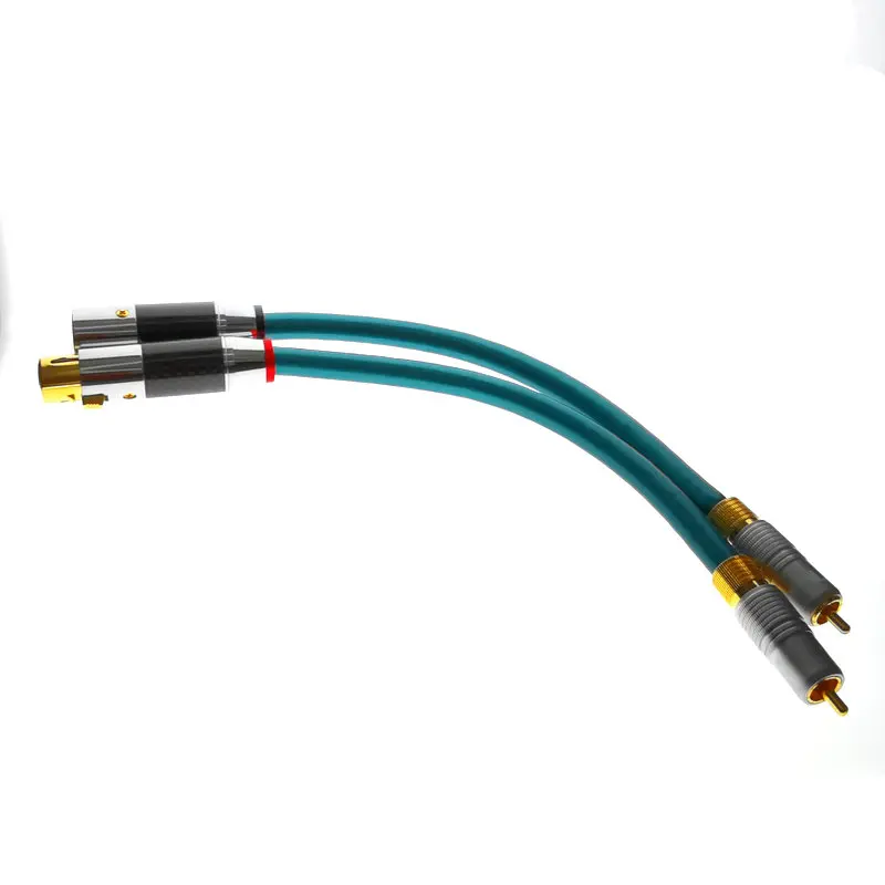 

1pair High Quality Ortofon Hifi XLR Female to RCA Male Cable High Purity OCC Hifi 2 Rca to 2 Xlr Cable