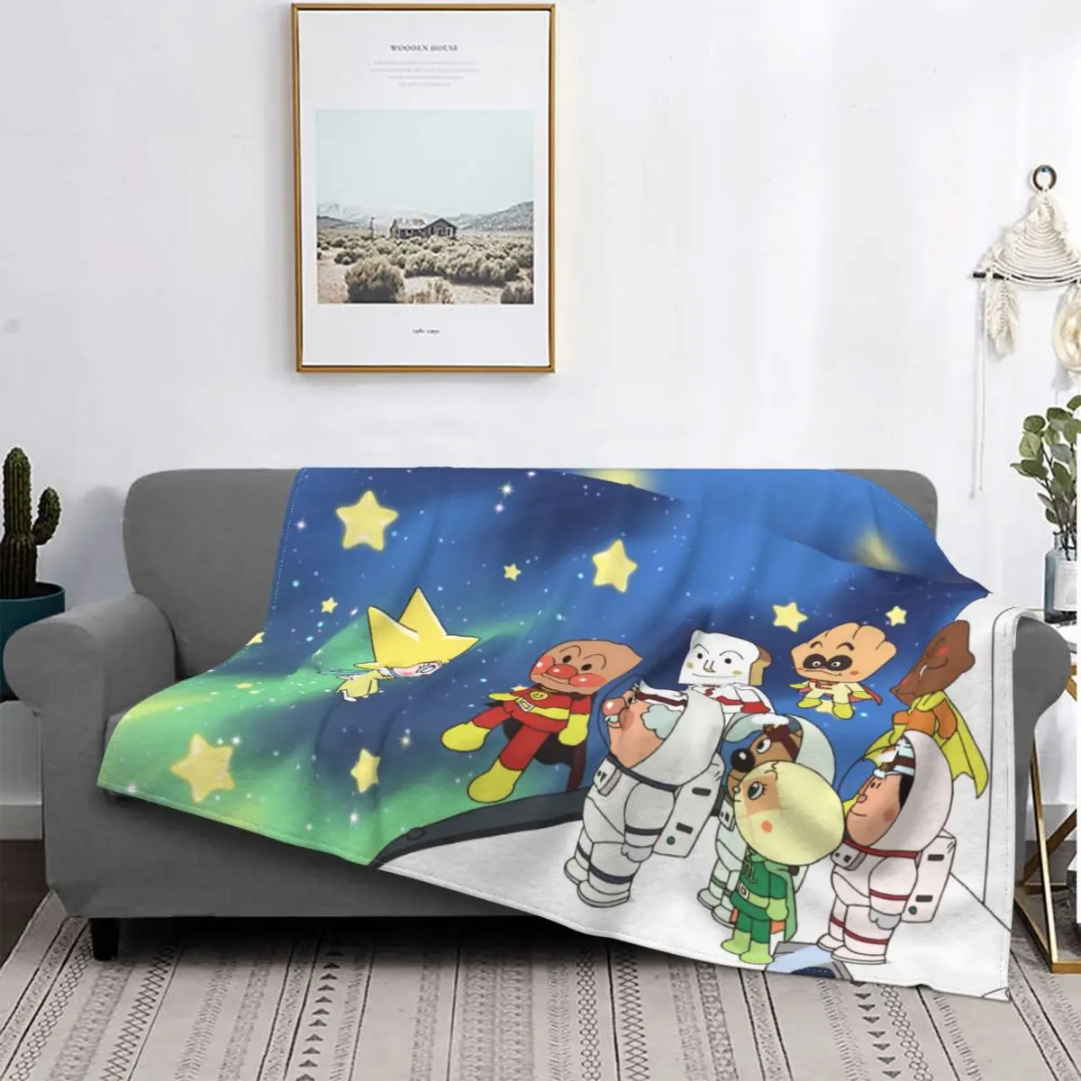 Anpanman-манты с карманами портативные астронавты одежда для путешествий Batakosan аниме