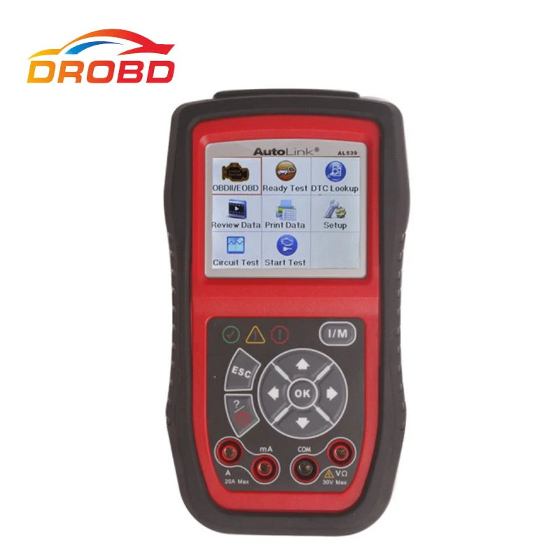 Оригинальный Autel AutoLink AL539 OBD2 OBDII/CAN Сканер диагностический инструмент
