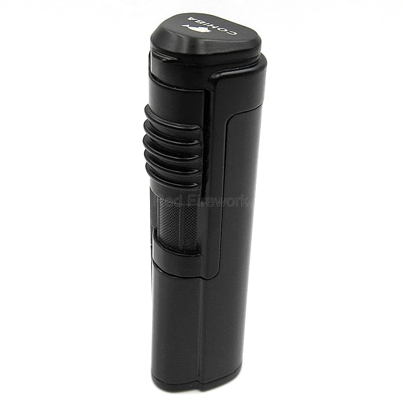 COHIBA porket мини металлический ветрозащитный фонарь многоразовая Зажигалка для сигар Cohiba курительная зажигалка с подарочной коробкой