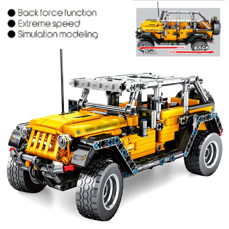 Внедорожник Adventurer Jeeps 701601 грузовик Lepining Creator технические строительные блоки
