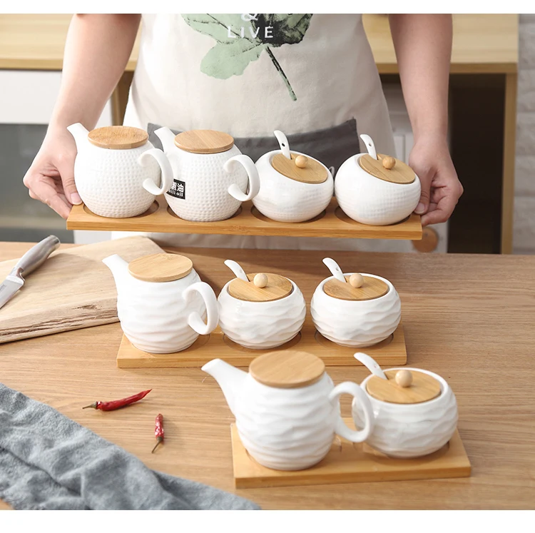 Cearmic дома Кухня оливковое контейнер бутылочки для масла и уксуса соевый