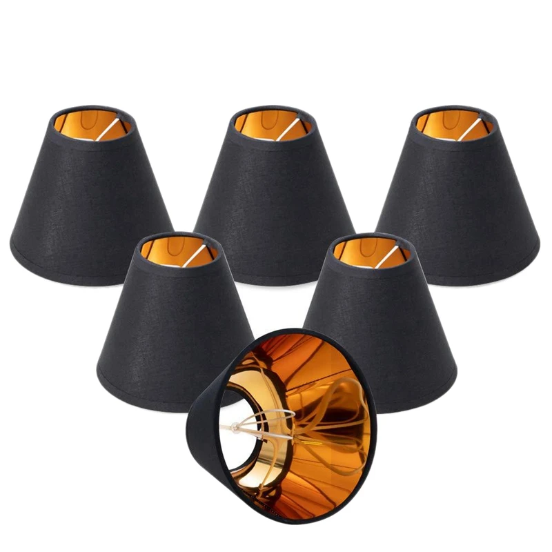 

Small Lamp Shade Set of 3 Chandelier Shade Small Lamp Shade Clip for Candelabra Bulbs Table Chandelier Wall Lamp