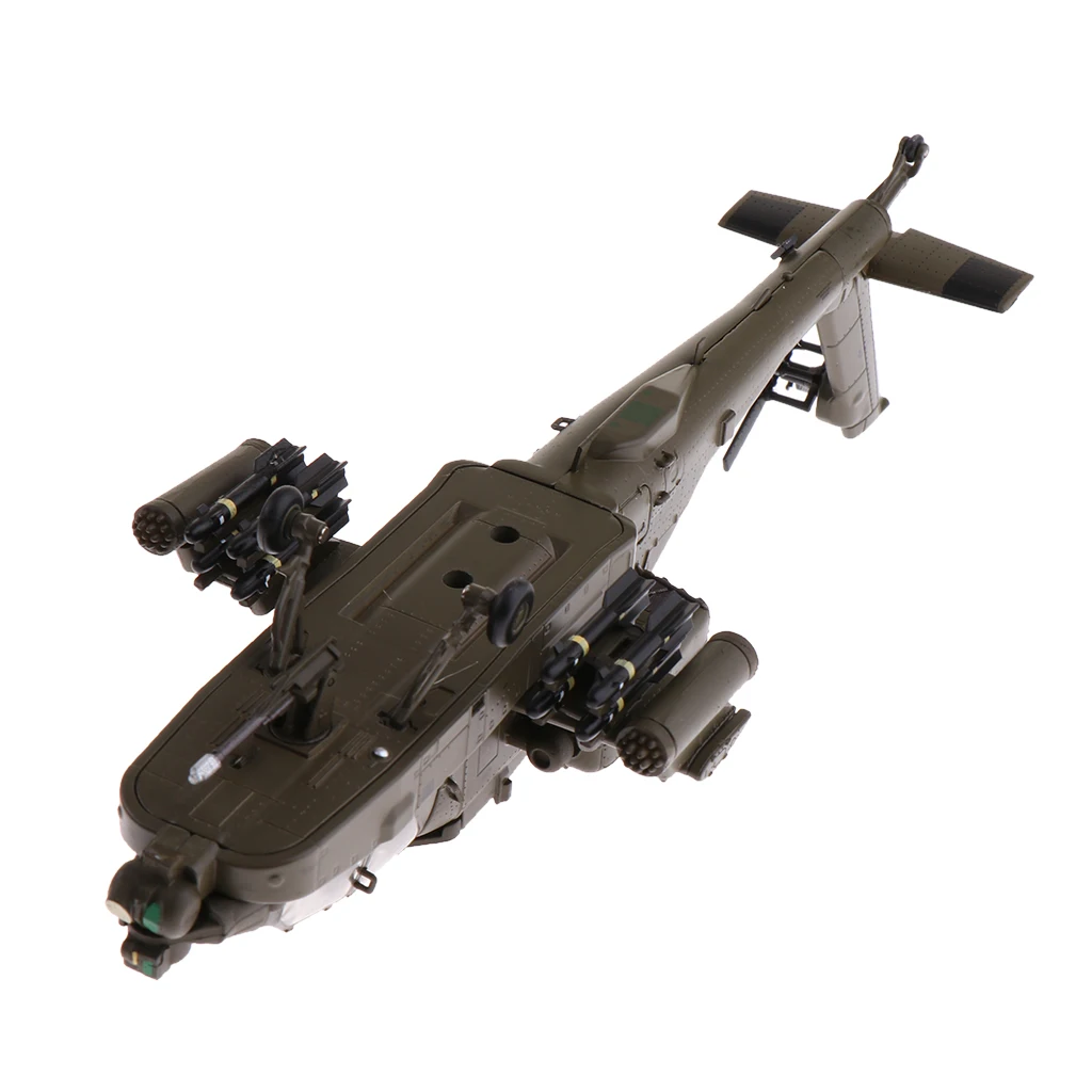 Модель вертолета Apache 1:72 AH64 с подставкой реалистичная модель армейского самолета