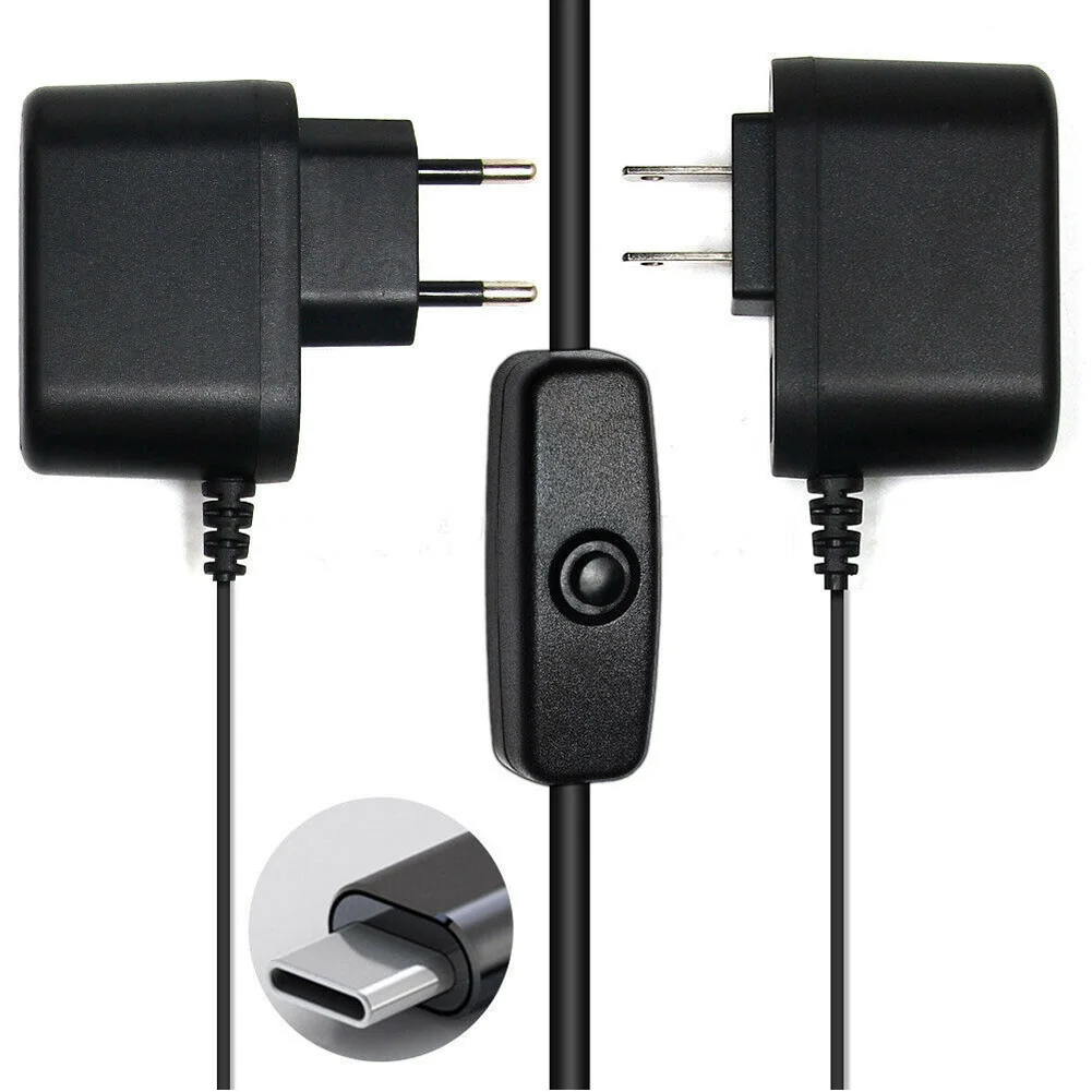 Адаптер питания для Raspberry Pi 4 поколения 4B 5В 3A Type C|Зарядные устройства телефонов| |