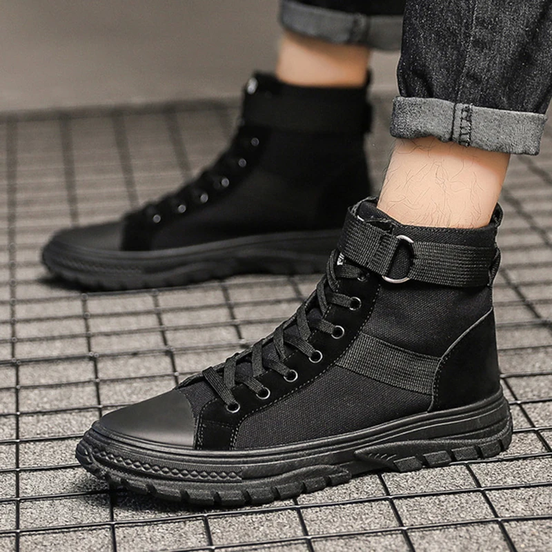 Pui/мужские ботинки tiua Martens теплые зимние мужские новые ботильоны на шнуровке с
